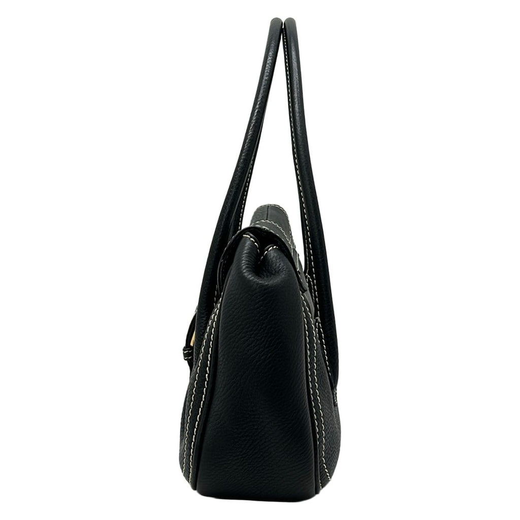 Celine Handbag Large Suit Black Leather — view 4