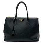 Prada Tote Vintage Galleria Large Black Leather