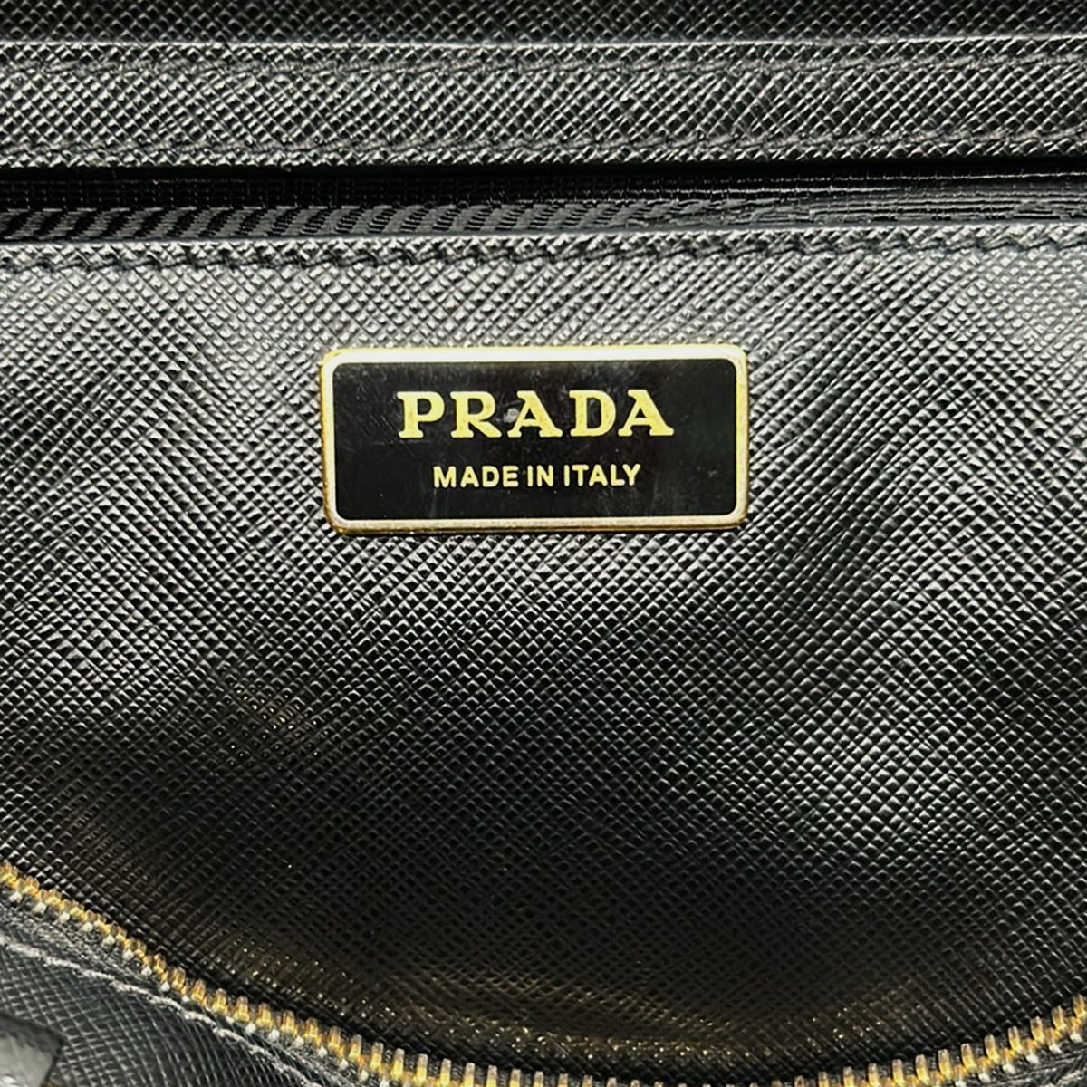 Prada Tote Vintage Galleria Large Black Leather — view 9