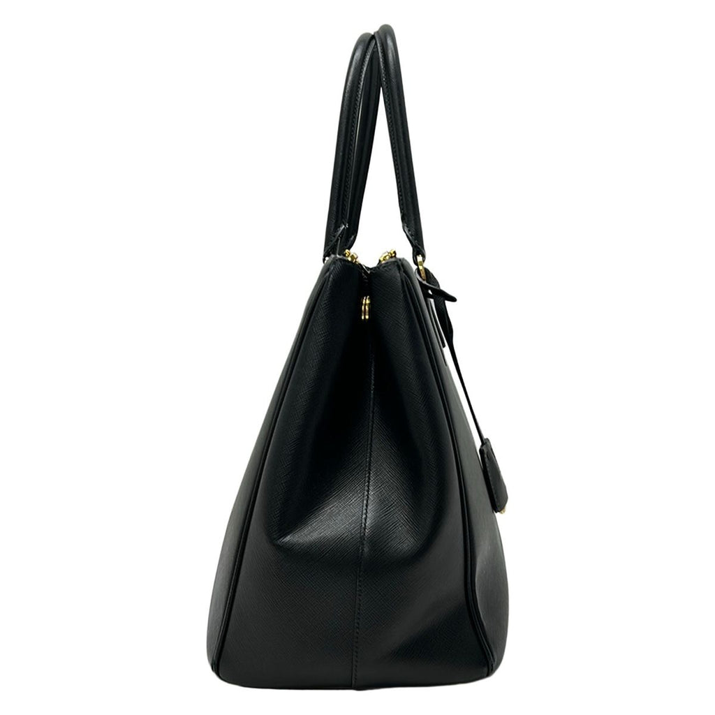 Prada Tote Vintage Galleria Large Black Leather — view 4