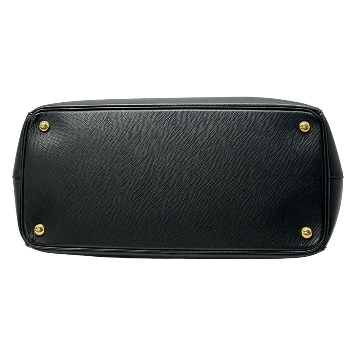 Prada Tote Vintage Galleria Large Black Leather — view 5