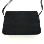 Gucci Shoulder Bag Micro GG Canvas Leather Black Vintage — view 2