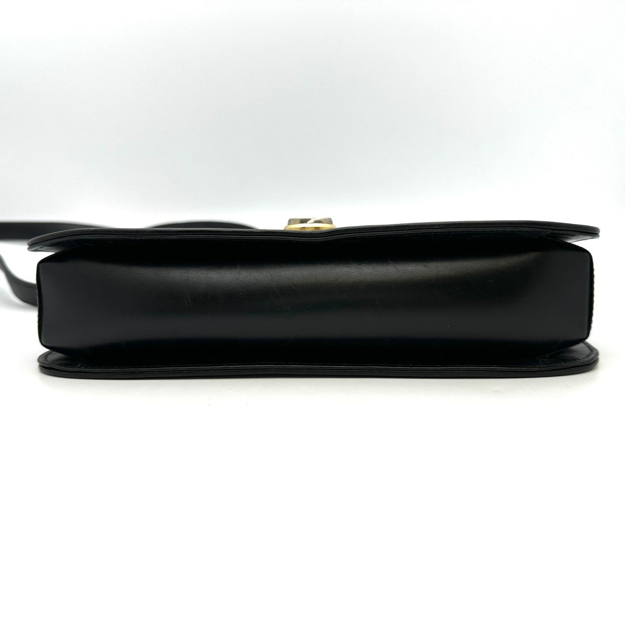 Gucci Shoulder Bag Micro GG Canvas Leather Black Vintage — view 3