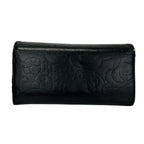 Chanel Wallet Camellia Black Gold Lambskin — view 2
