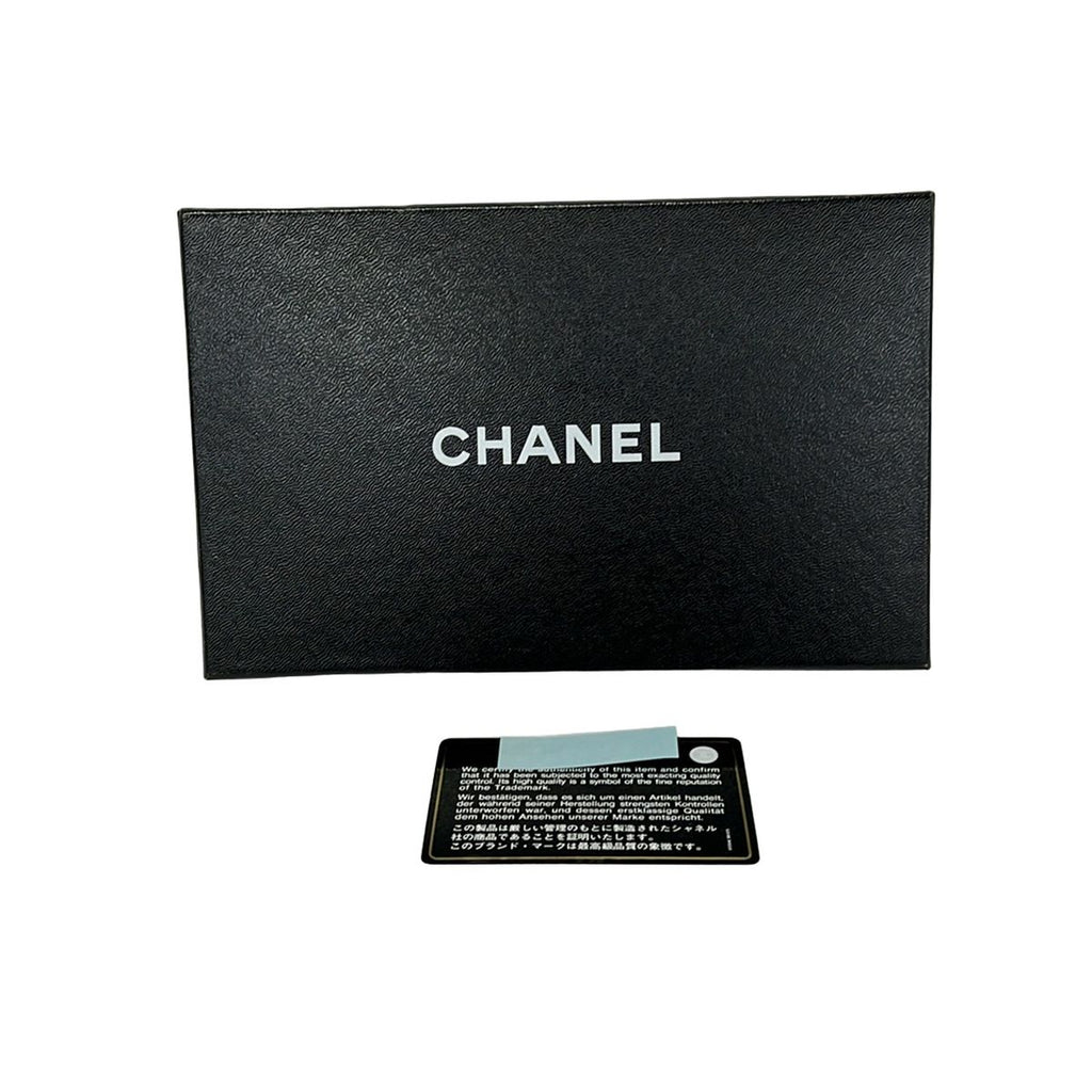 Chanel Wallet Camellia Black Gold Lambskin — view 7