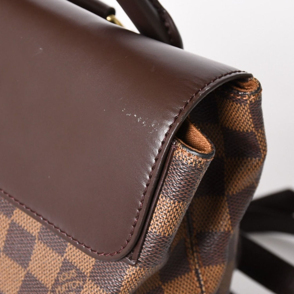 Louis Vuitton Damier Soho Backpack Brown Leather — view 5