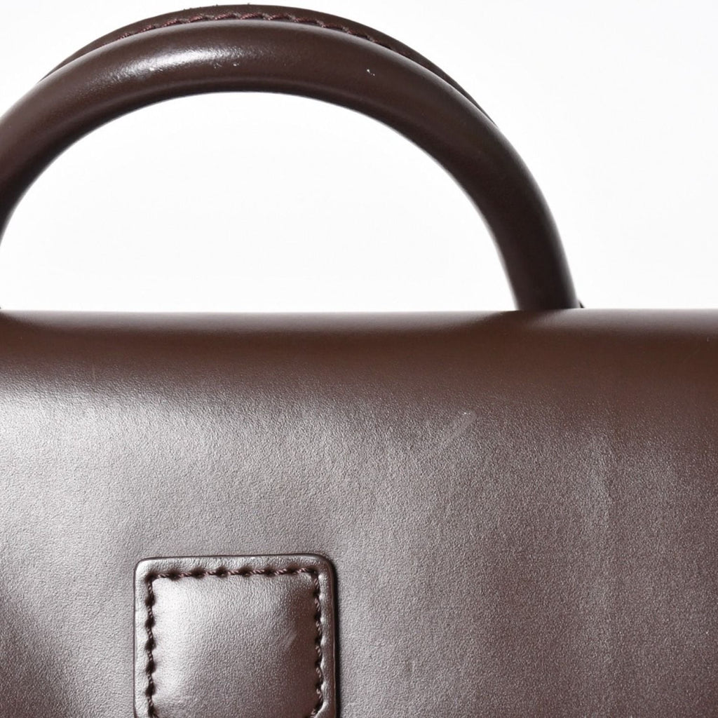 Louis Vuitton Damier Soho Backpack Brown Leather — view 8