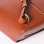 Louis Vuitton Epi Mabillon Kenya Brown Backpack Gold — view 5