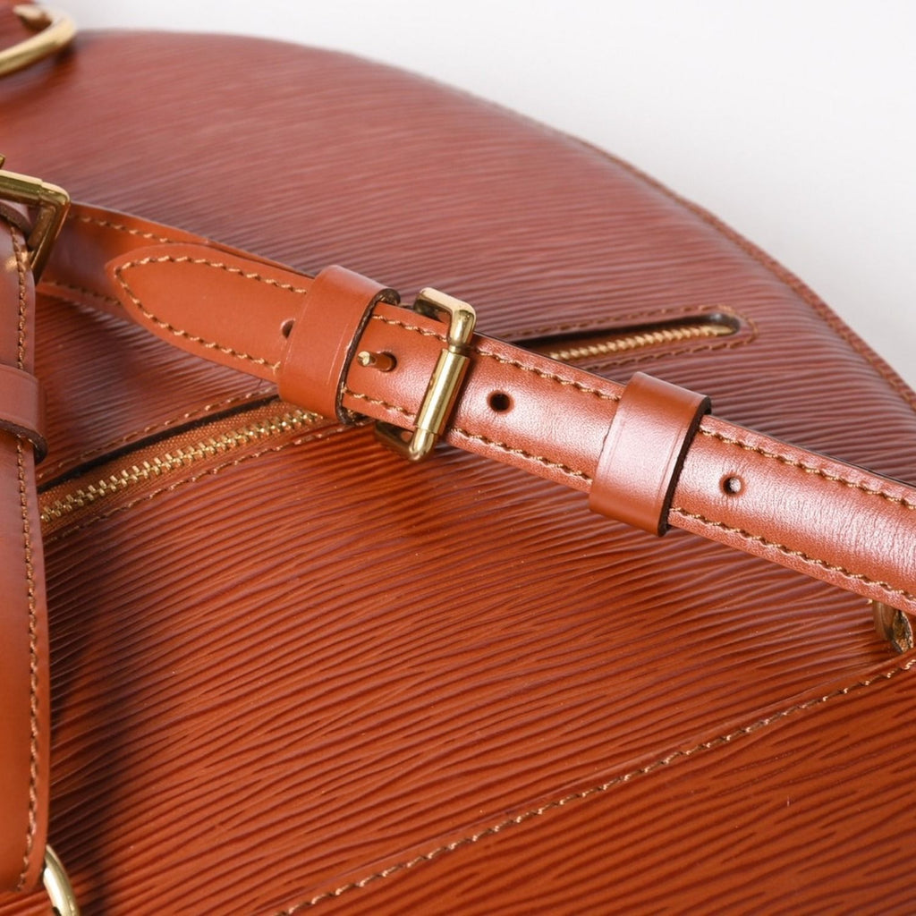 Louis Vuitton Epi Mabillon Kenya Brown Backpack Gold — view 7