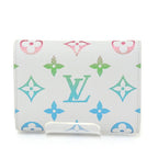 Louis Vuitton Monogram Iridescent Victor Wallet Gray Gradient Trifold — view 2