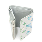 Louis Vuitton Monogram Iridescent Victor Wallet Gray Gradient Trifold — view 4