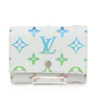 Louis Vuitton Monogram Iridescent Victor Wallet Gray Gradient Trifold