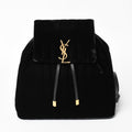 Saint Laurent Vicky Small Backpack Velvet Gold