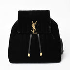 Saint Laurent Vicky Small Backpack Velvet Gold