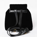 Saint Laurent Vicky Small Backpack Velvet Gold — view 2