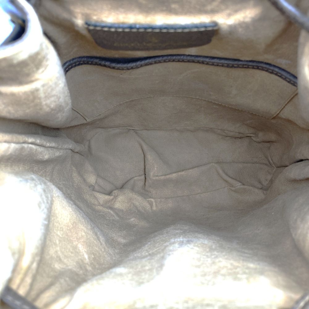 Gucci Shoulder Bag Drawstring Sherry GG Supreme Leather Vintage — view 8
