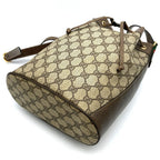 Gucci Shoulder Bag Drawstring Sherry GG Supreme Leather Vintage — view 4