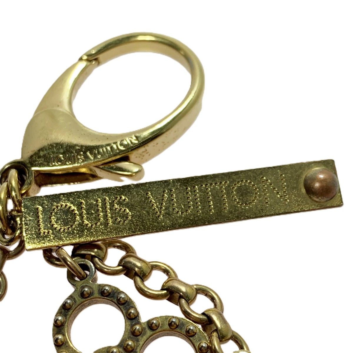 Louis Vuitton Key Ring Bijou Sac Tapage Gold Silver Key Holder — view 2