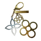 Louis Vuitton Key Ring Bijou Sac Tapage Gold Silver Key Holder
