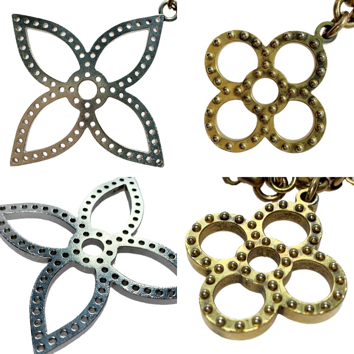 Louis Vuitton Key Ring Bijou Sac Tapage Gold Silver Key Holder — view 4