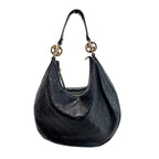 Gucci Shoulder Bag Guccissima Leather Black