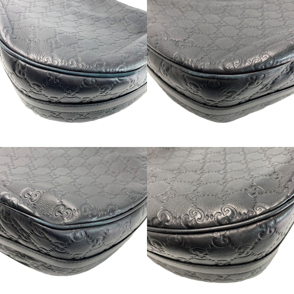 Gucci Shoulder Bag Guccissima Leather Black — view 7