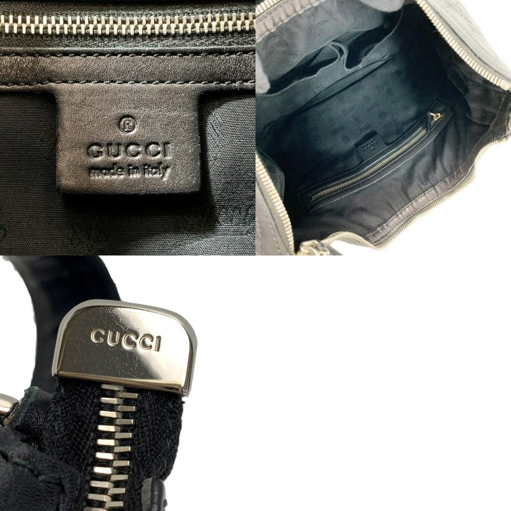 Gucci Shoulder Bag Guccissima Leather Black — view 9