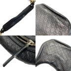 Gucci Shoulder Bag Guccissima Leather Black — view 6