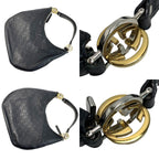 Gucci Shoulder Bag Guccissima Leather Black — view 5