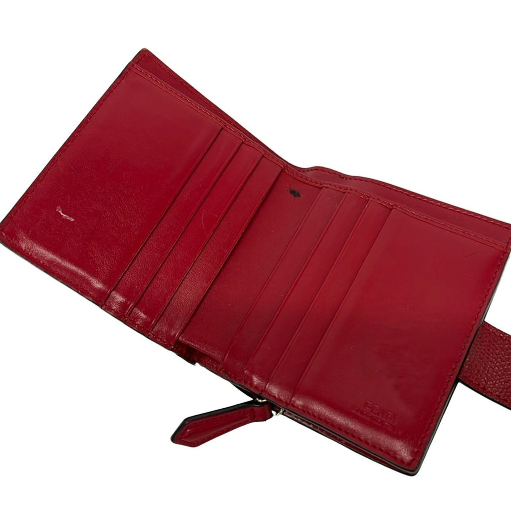 Fendi Bifold Wallet Zucca Pattern Is Brown Dark Multi Leather — view 3