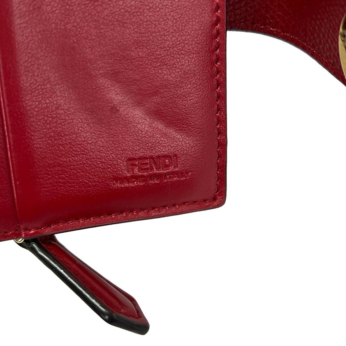 Fendi Bifold Wallet Zucca Pattern Is Brown Dark Multi Leather — view 5