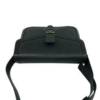 Saint Laurent Box Vintage YSL Logo Leather Shoulder Bag Black — view 4