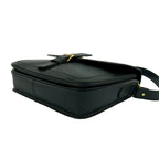 Saint Laurent Box Vintage YSL Logo Leather Shoulder Bag Black — view 8