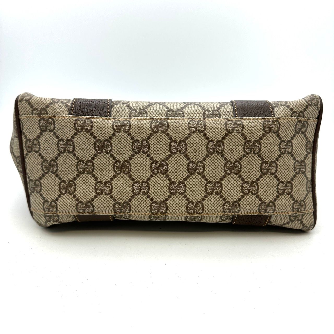 Gucci Handbag GG Supreme Leather Brown Vintage — view 2