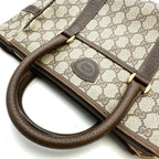 Gucci Handbag GG Supreme Leather Brown Vintage — view 5