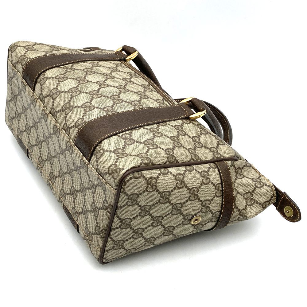 Gucci Handbag GG Supreme Leather Brown Vintage — view 3