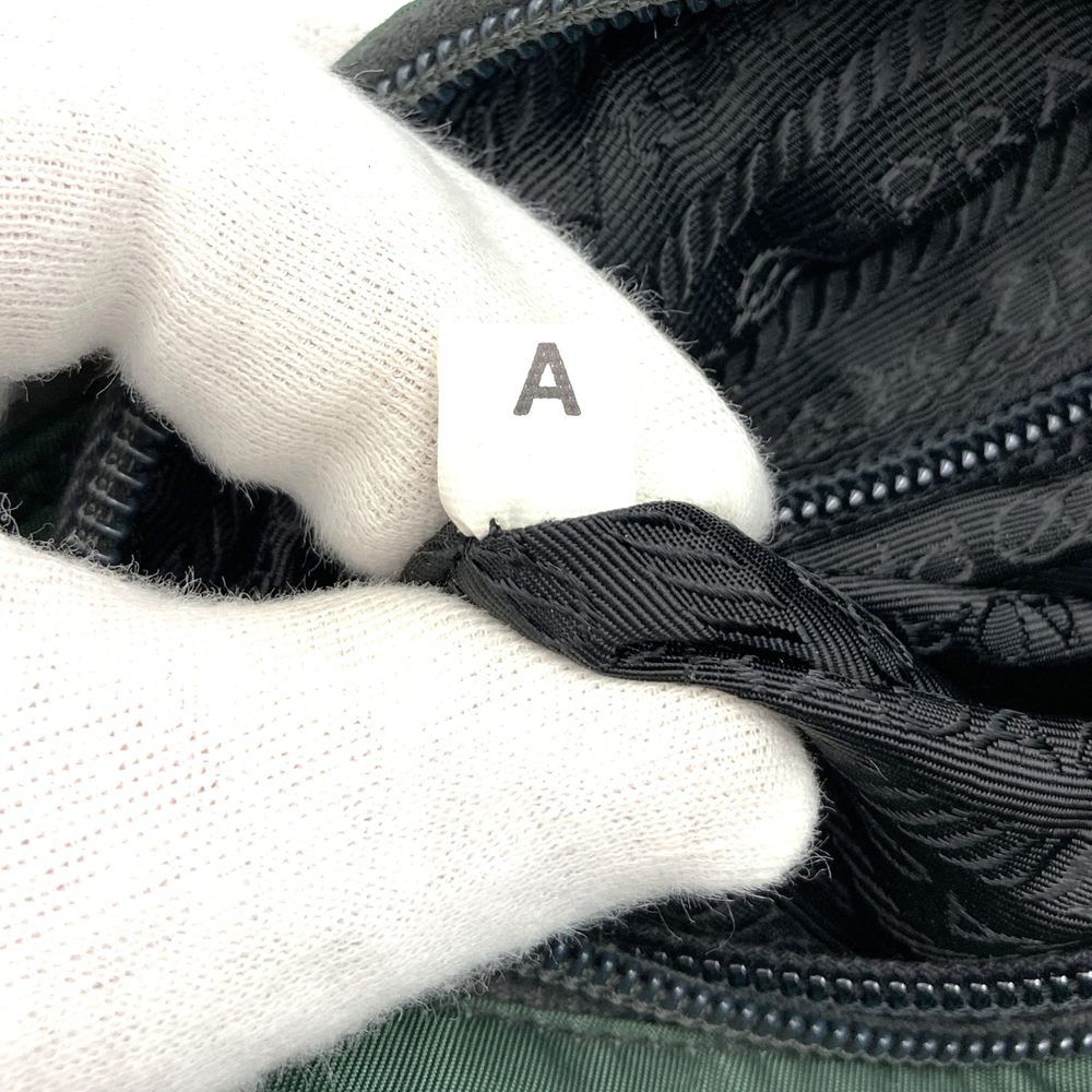 Prada Tote Shoulder Bag Nylon Green — view 8