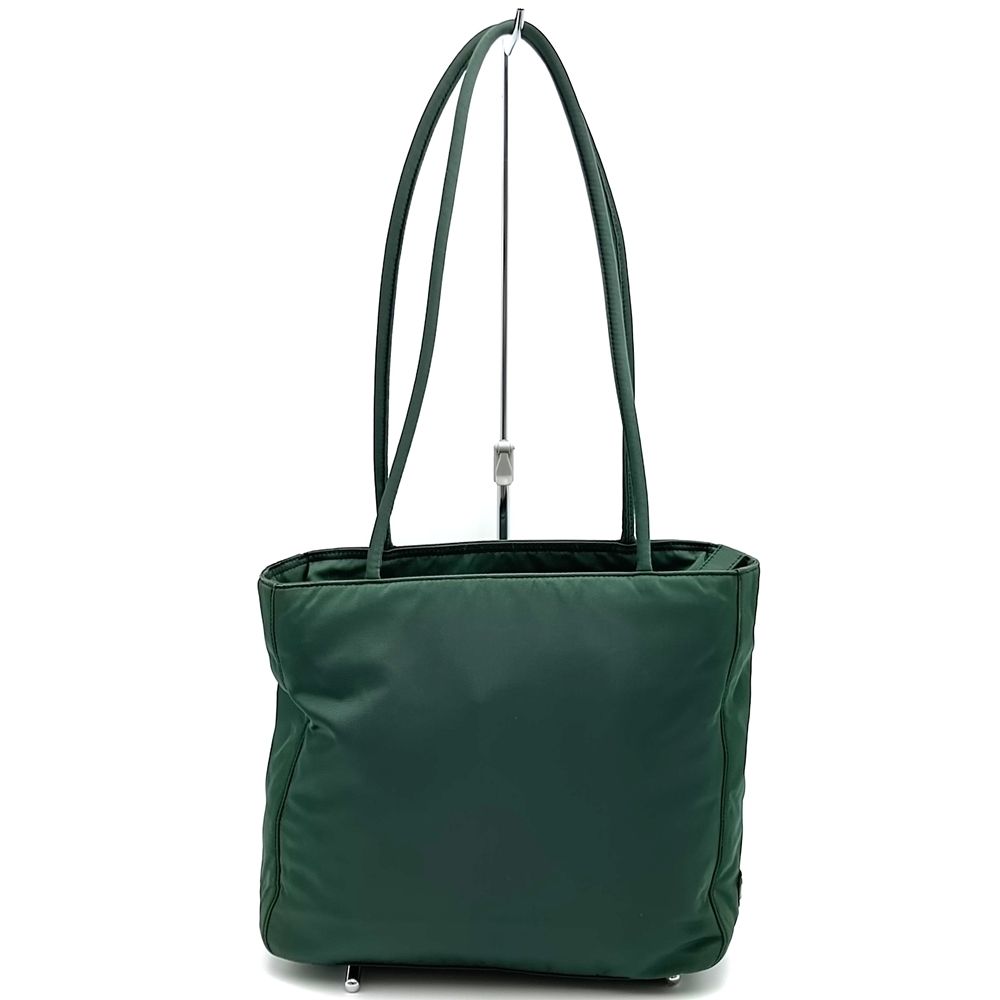 Prada Tote Shoulder Bag Nylon Green — view 4