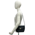 Saint Laurent Vintage YSL Logo Leather Shoulder Bag Crossbody Black — view 2
