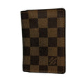 Louis Vuitton Card Case Damier Organizer de Poche Ebene