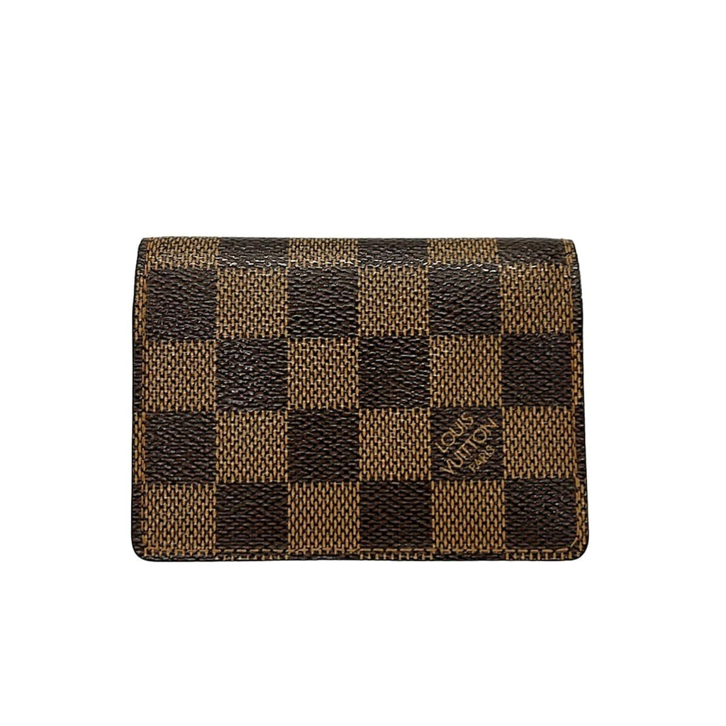 Louis Vuitton Card Case Damier Business Holder Ebene