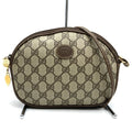 Gucci Shoulder Bag Pochette GG Supreme Brown Vintage