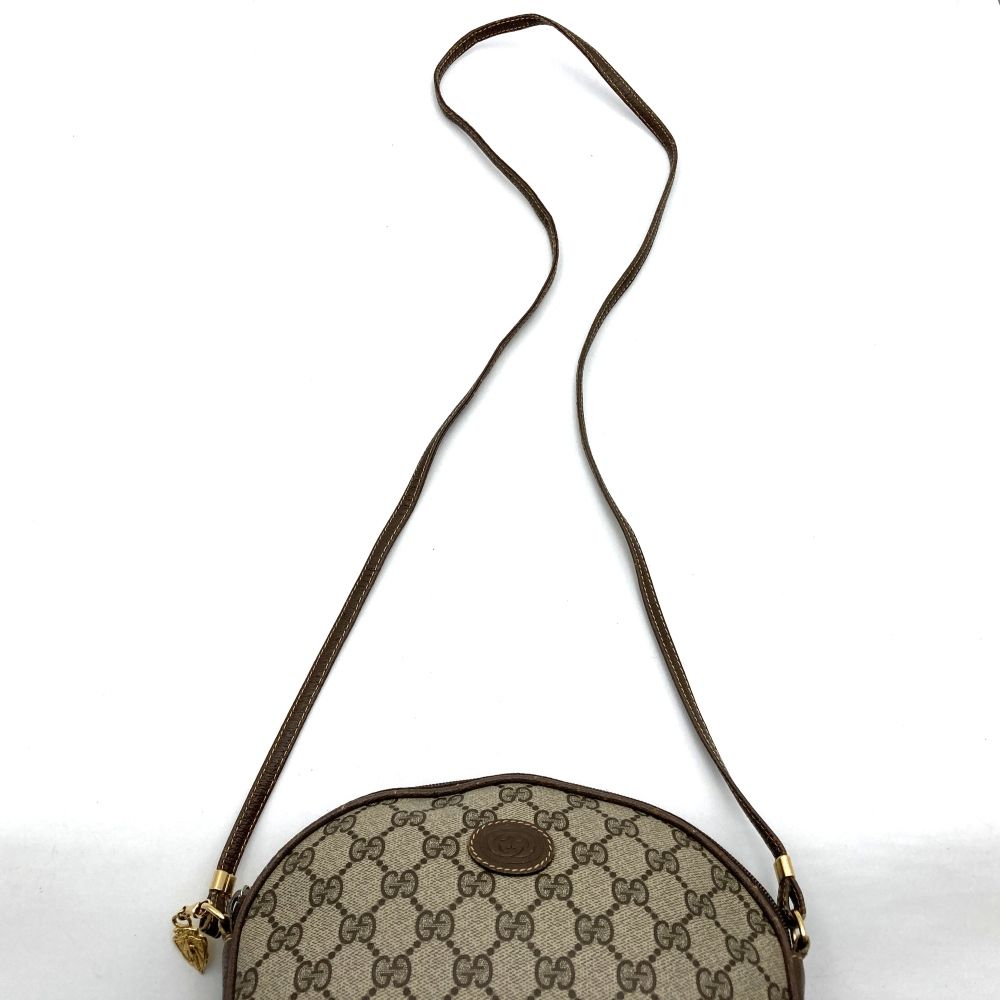 Gucci Shoulder Bag Pochette GG Supreme Brown Vintage — view 6