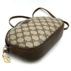 Gucci Shoulder Bag Pochette GG Supreme Brown Vintage — view 5