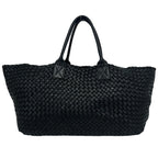 Bottega Veneta Cabas GM Intrecciato Leather Tote Black — view 3