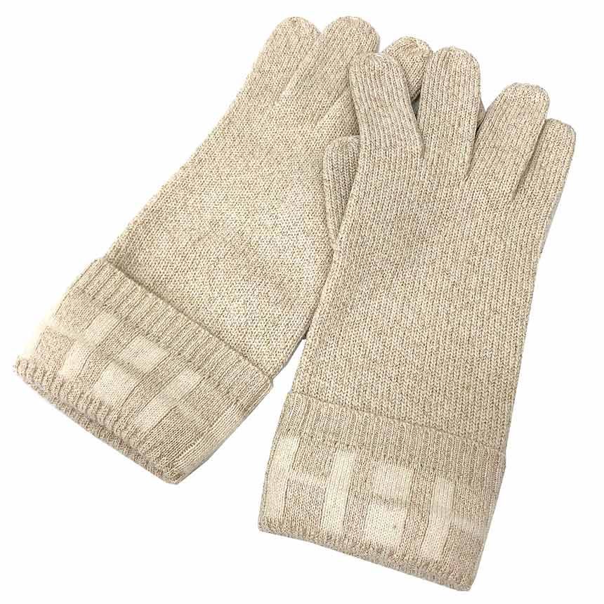 Hermes Gloves Martin Margiela Era Cashmere Blend Ivory XL