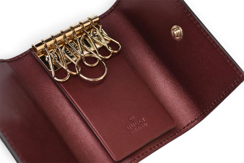 Gucci Key Case Key Holder 6 Row Bree Heart — view 6