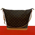 Louis Vuitton Amfar Three Vanity Star Monogram Leather Shoulder Bag Brown