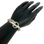 Hermes Cursive Logo Vintage Chaine D'ancre MM 16 Links Bracelet 925 Sterling — view 2