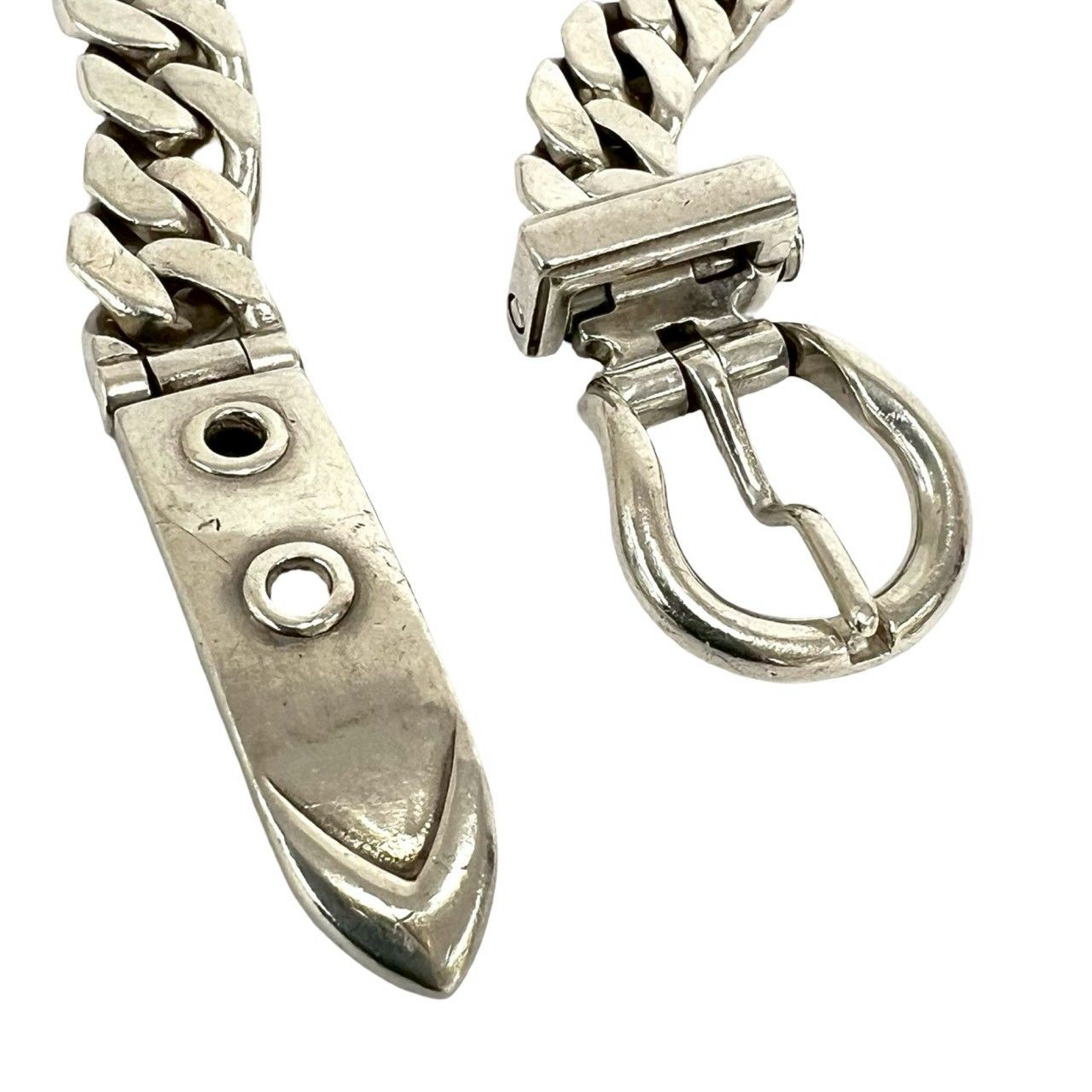 Hermes Vintage Book le Cellier PM Bracelet 925 Sterling Silver — view 4
